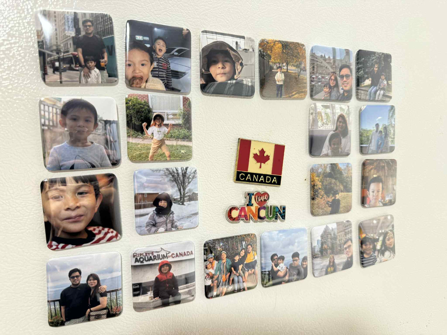 Custom Photo Fridge Magnets – Set of 12 (50mm)